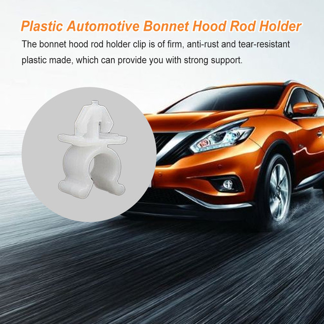 Pack of 10 Plastic Automobile Bonnet Hood Rod Holder Detachable Anti-rust  Fixing Clip Replacement for Skyline R32 R33 1989-1998 - AliExpress